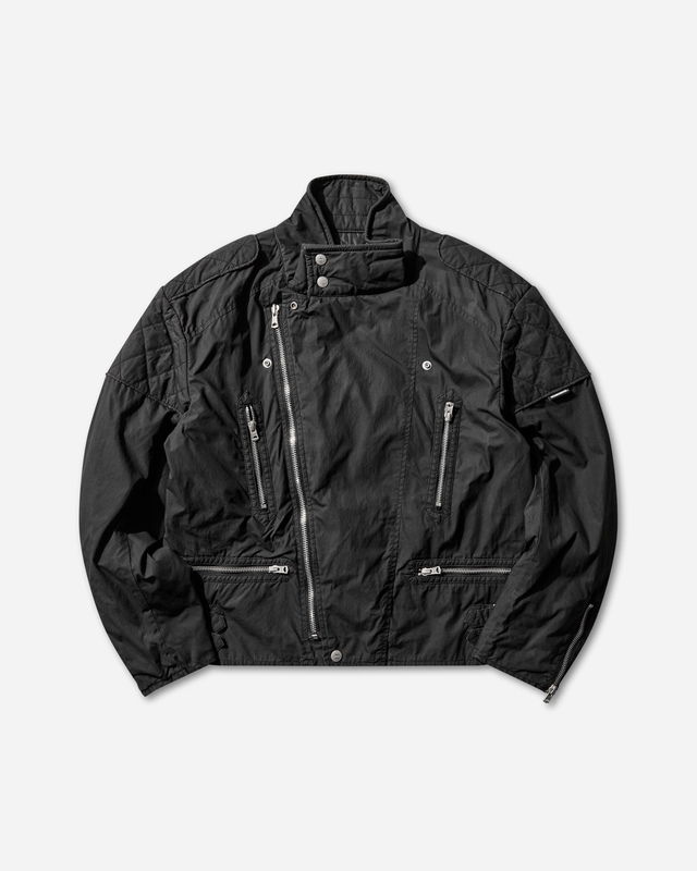 Faded Stand Collar Riders Jacket