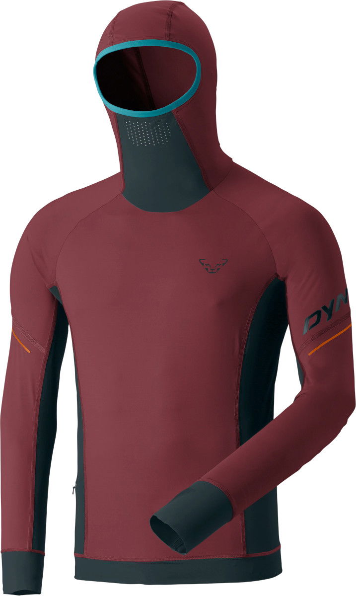 Тениска Dynafit Hooded T-Shirt Long Sleeve Бургунди | 08-0000071538-6561