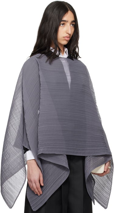 Пуловер Pleats Please Issey Miyake Pleats Please Issey Miyake March Basic Madame-T Stole Сиво | PP56AD111, 1