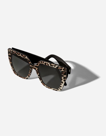 Слънчеви очила Dolce & Gabbana Crossed Leopard Print Acetate Sunglasses Многоцветен | VG4438VP3879V000, 3