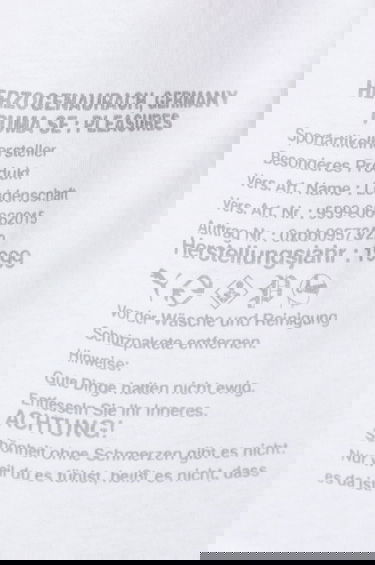 Тениска Puma PUMA x PLEASURES Typo Tee Бяло | 620878, 5