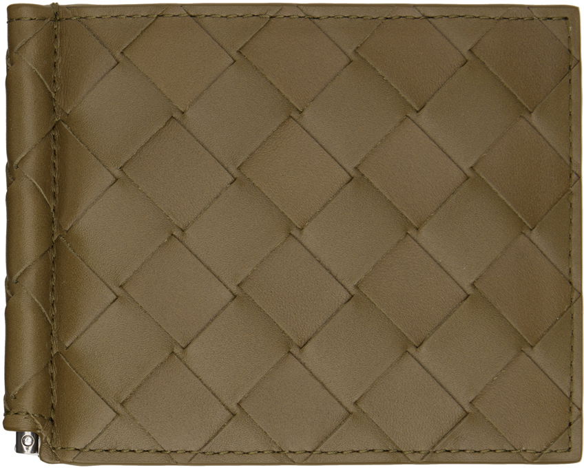Портфейл Bottega Veneta Bill Clip Wallet Зелено | 749404 VCPQ4, 0