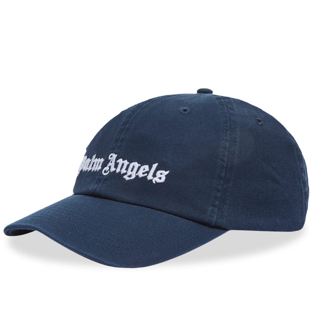 Шапка с козирка Palm Angels Classic Logo Cap Тъмно синьо | PMLB003C99FAB0014601, 0