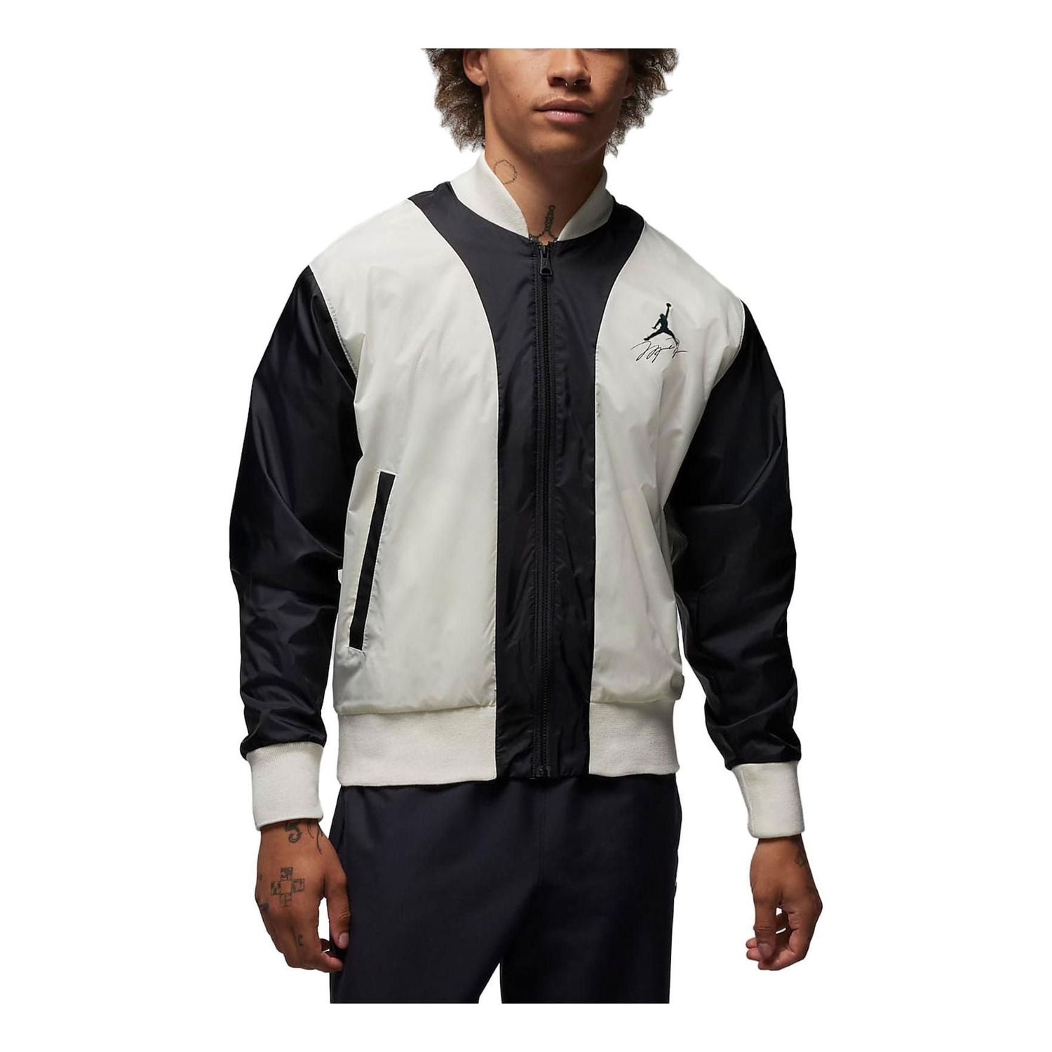 Яке бомбър Jordan Flight HBR MVP Men's Bomber Jacket Черно | FB7033-133, 0