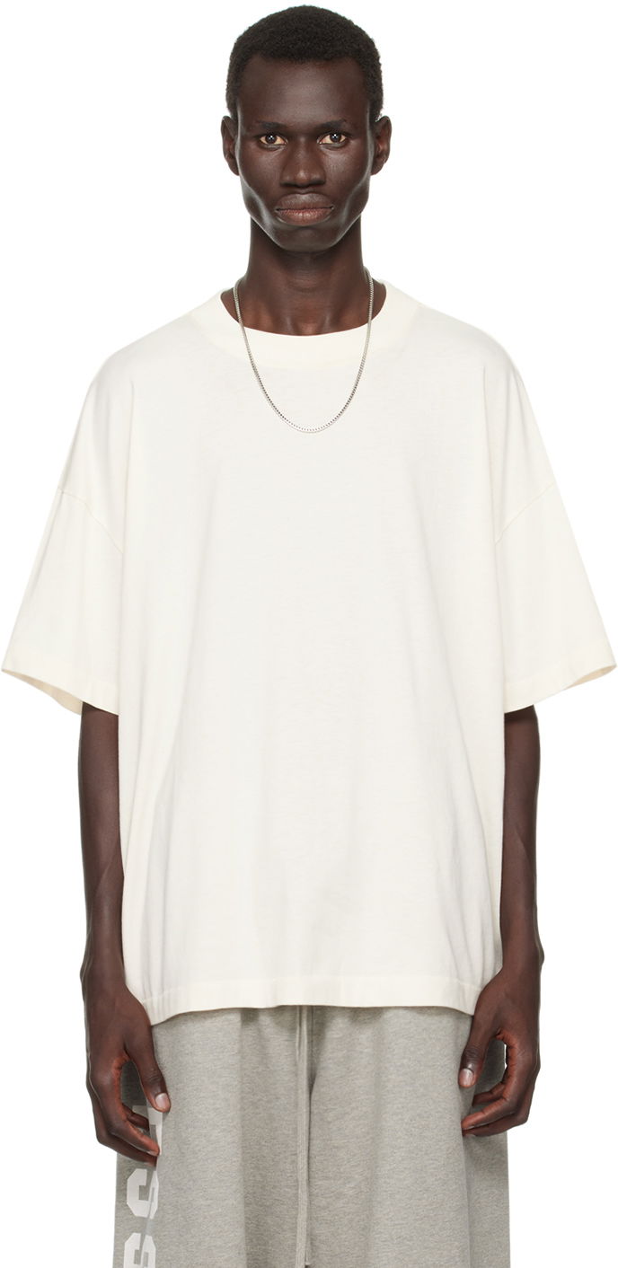 Тениска Fear of God Essentials T-Shirt Бяло | 125BT244282F