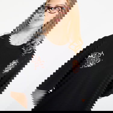 Тениска BAPE BAPE® x FOOTSHOP - Scribble Logo Tee UNISEX Black Черно | 001TEL721323MBLK, 3