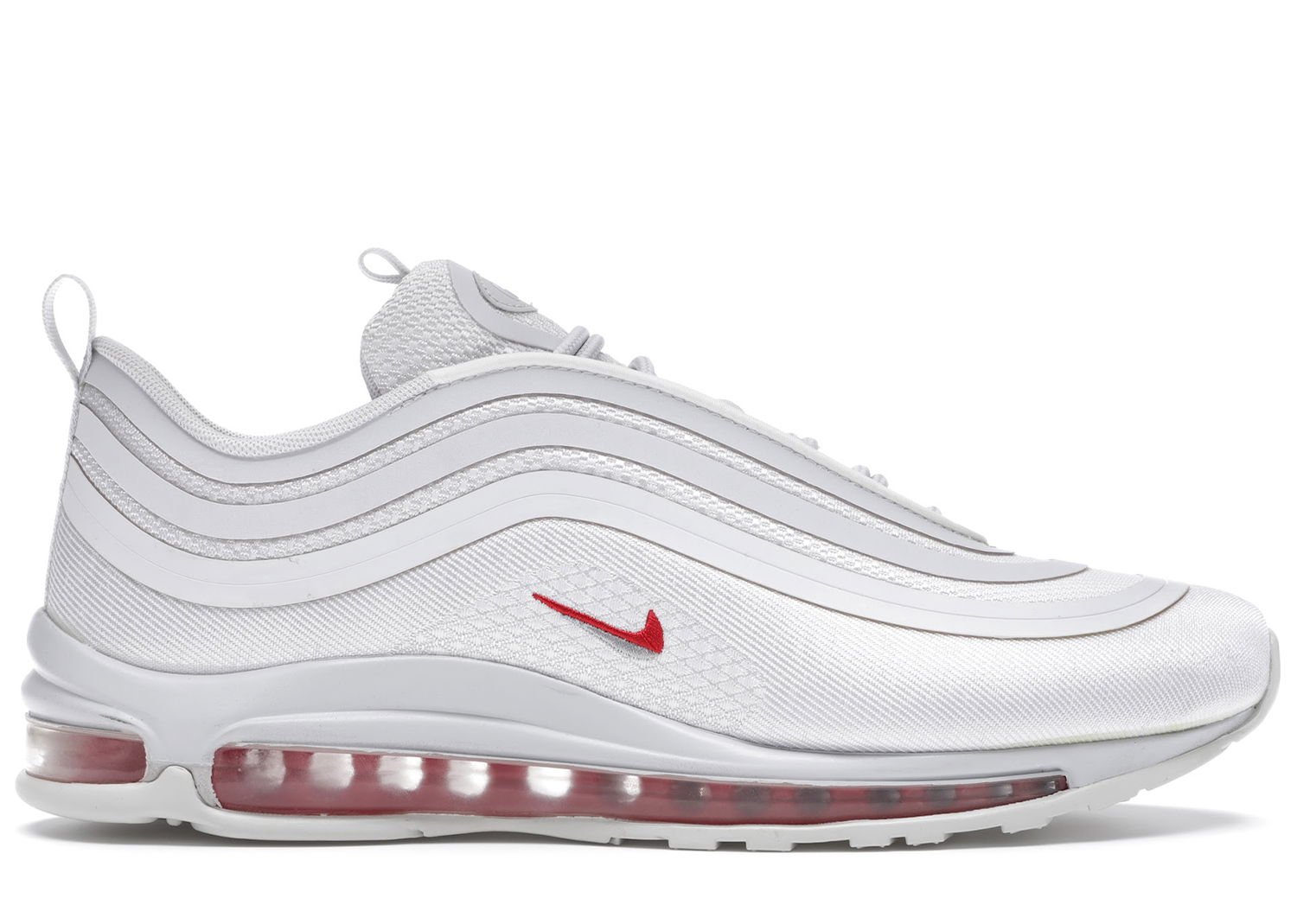 Кецове и обувки Nike Air Max 97 Ultra 17 Vast Grey University Red Бяло | AH9947-002, 0