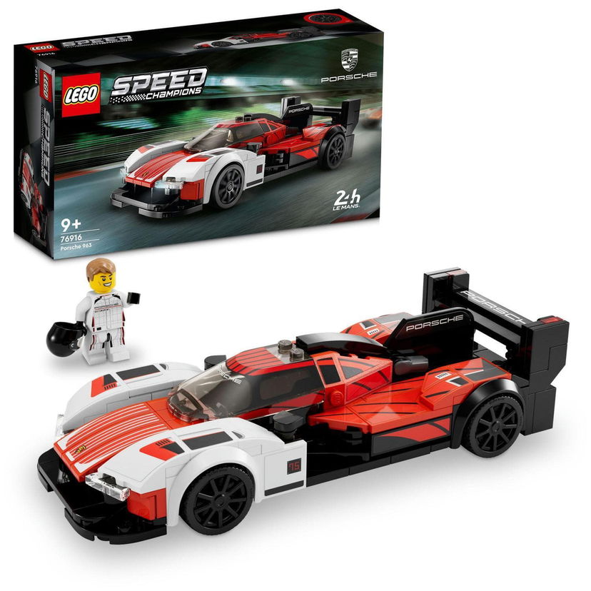 Колекционерско LEGO Speed Champions 76916 Porsche 963 Многоцветен | 76916LEG