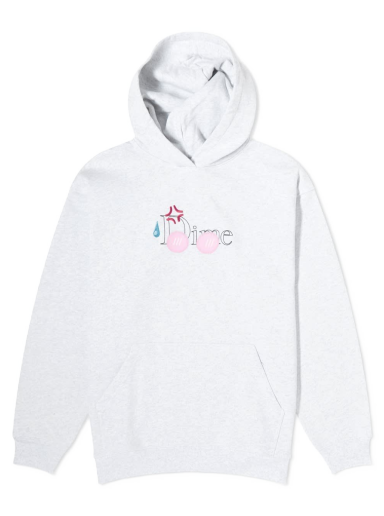 Суитчър Dime Classic Senpai Hoodie Ash Бяло | DIME23D1F11-ASH