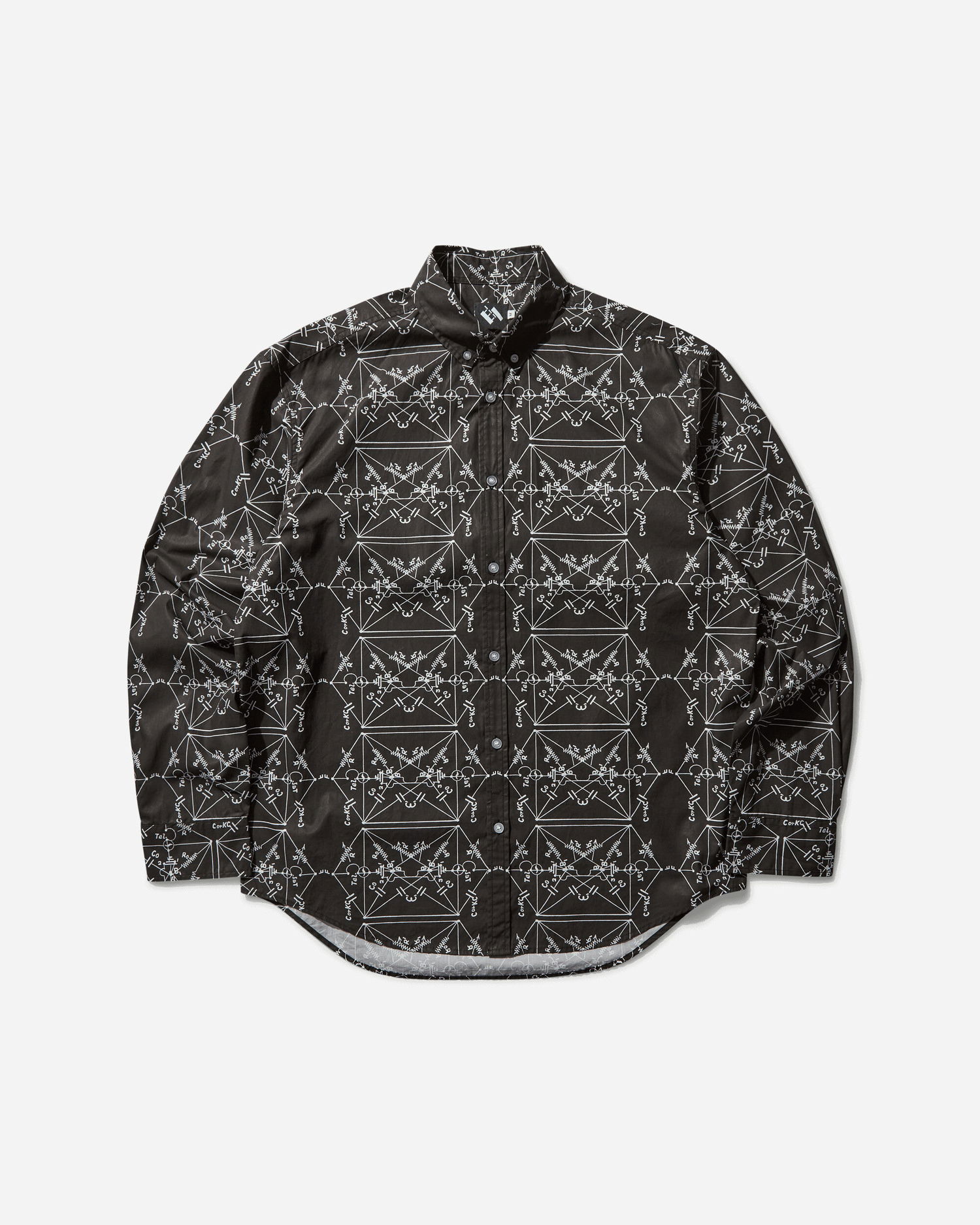 Риза The Trilogy Tapes Envelopes All Over Print Shirt Черно | PN24047 BLACK, 0