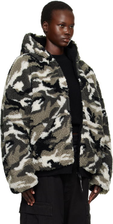 Яке бомбър Balenciaga Balenciaga Ski Zip-Up Fleece Hoodie Многоцветен | 809469-TPQ11-1240, 4