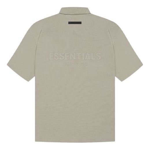 Поло тениска Fear of God Essentials SS21 Polo Бежово | FOG-SS21-583