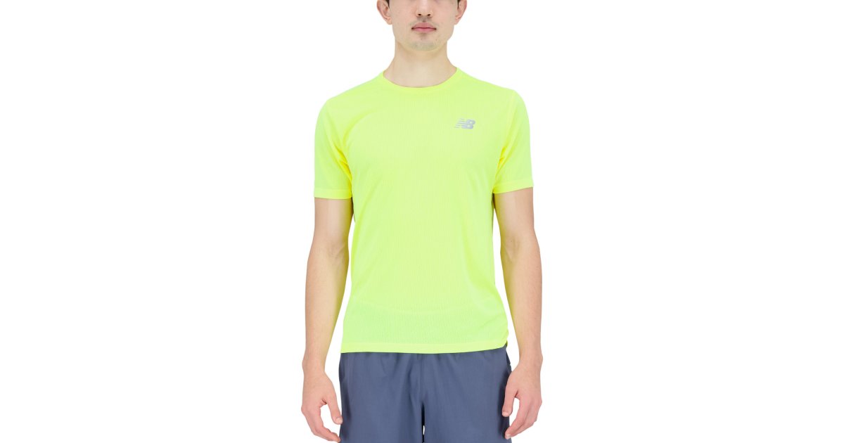 Тениска New Balance Impact Run Tee Жълто | mt21262-cse, 1