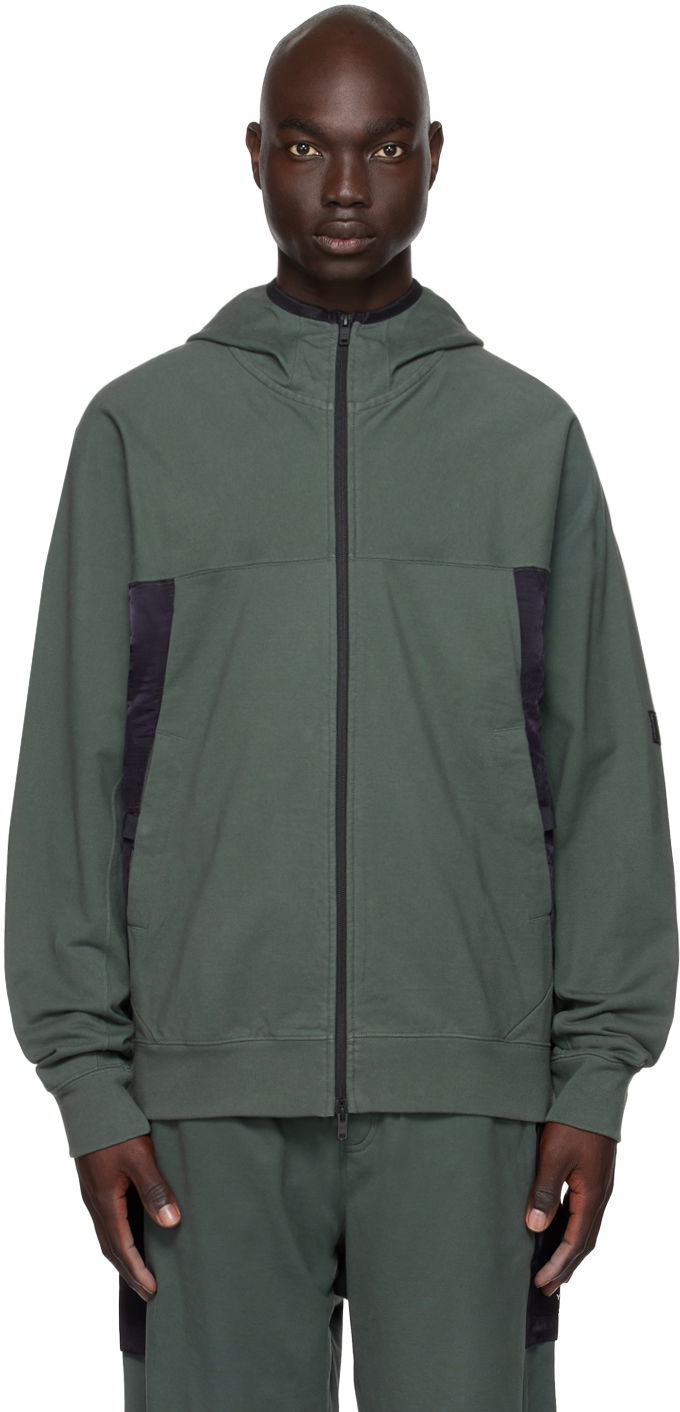 Суитчър Y-3 Y-3 Paneled Hoodie Зелено | IP7669, 0