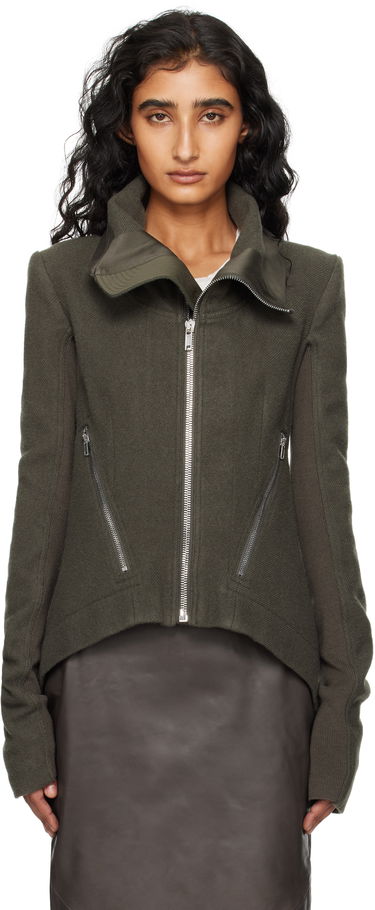 Яке Rick Owens Rick Owens Naska Biker Jacket Зелено | RP02E4735 WBD, 0