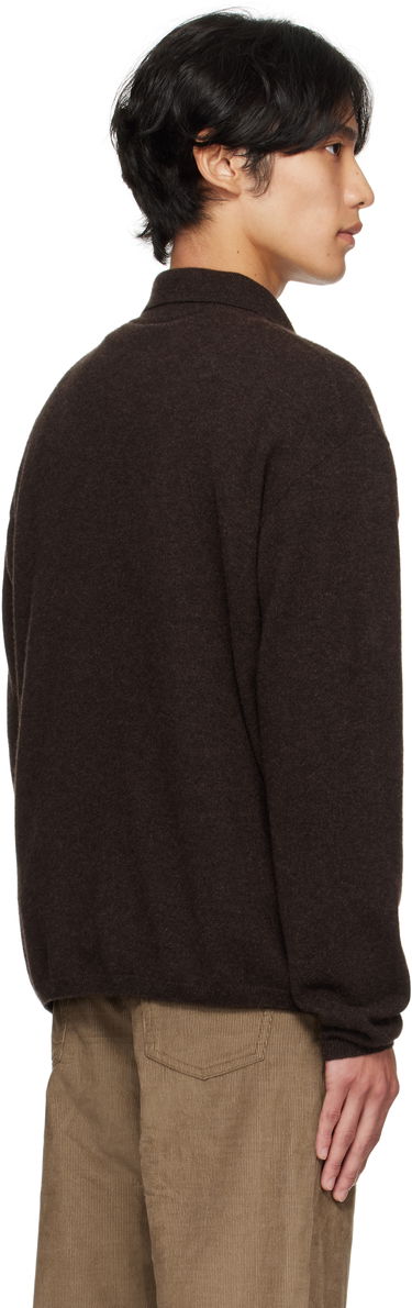 Пуловер The Row The Row Franz Knit Polo Кафяво | 1015-Y556, 2