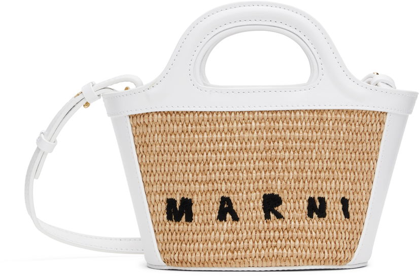 Дамска чанта Marni Tropicalia Bag Бежово | M01290-P3860