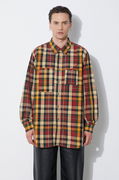 Engineered Garments Work Relaxed Fit Plaid Button-Down Shirt