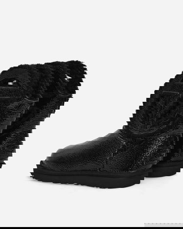 Кецове и обувки UGG Telfar Logo Mini Crinkle Leather Boots Black Черно | 1155790 BLK, 5