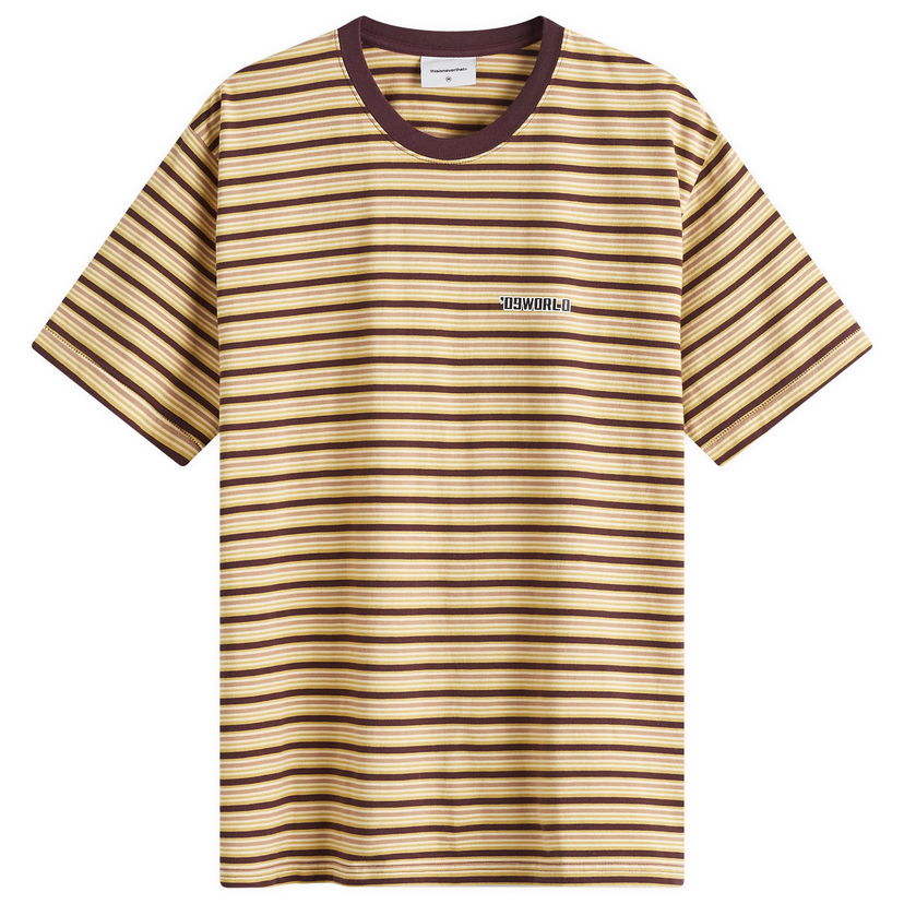 Тениска thisisneverthat Stripe T-Shirt Кафяво | TN243TTSST04-BRN