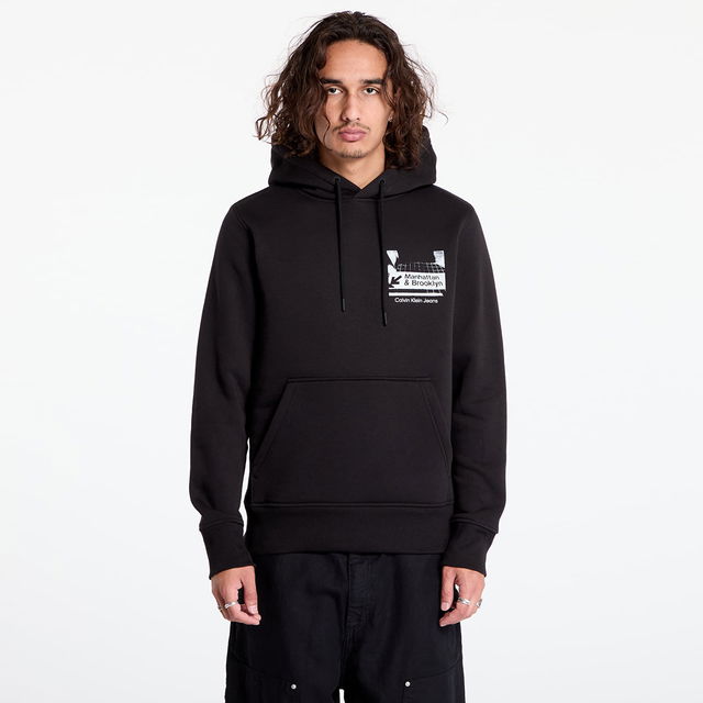 Subway Sign Hoodie Black