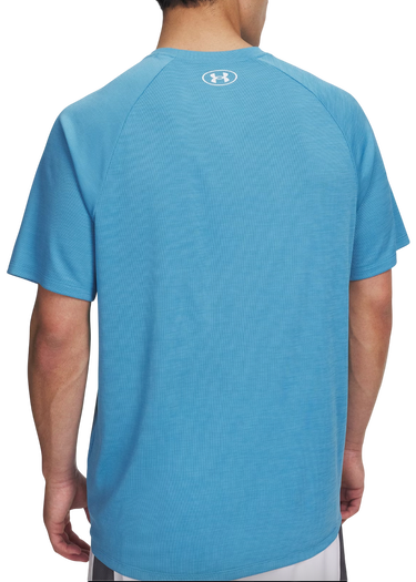 Тениска Under Armour Tech Textured Short Sleeve T-Shirt Синьо | 1382796-453, 1