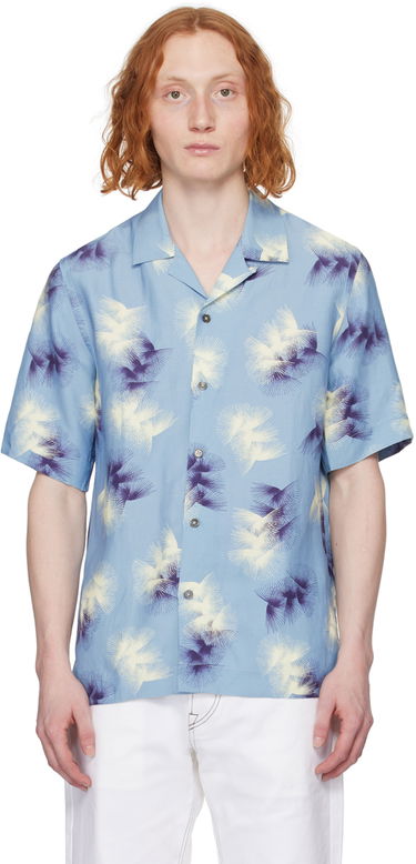 Риза Paul Smith Paul Smith Printed Resort Shirt Синьо | M1R-905U-M02229-40, 0