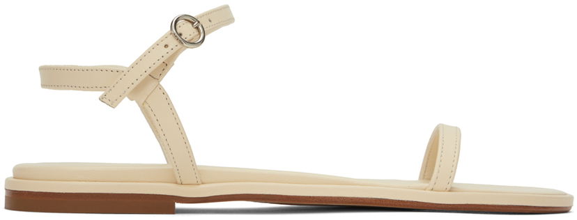 Аксесоари Aeyde Aeyde Nettie Leather Sandals Бежово | A11-FS-TATD08FL-123-100-007