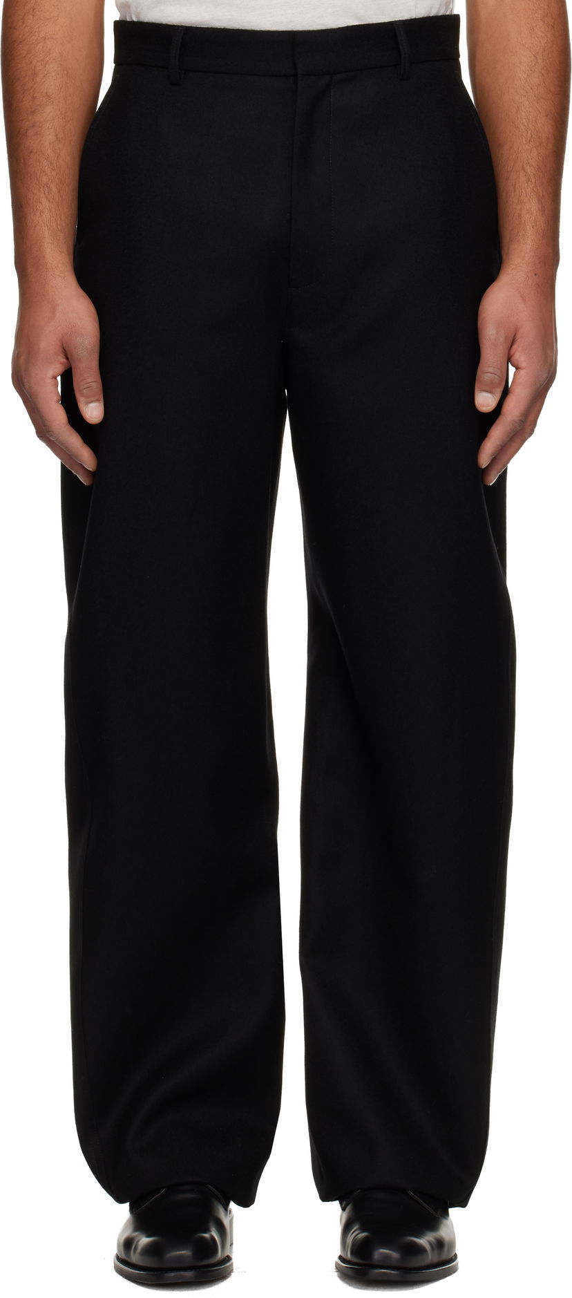 Панталони Givenchy Couture Seam Trousers Черно | BM51LY14XM001