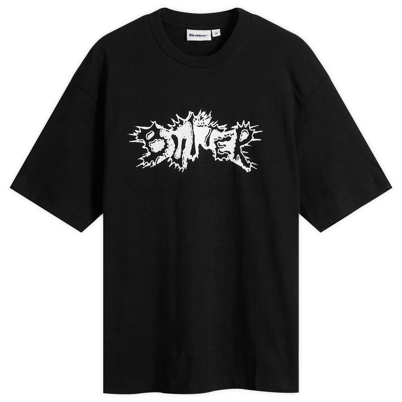 Тениска Butter Goods Eruption Graphic T-Shirt, Size Large Черно | BG253103-BLK