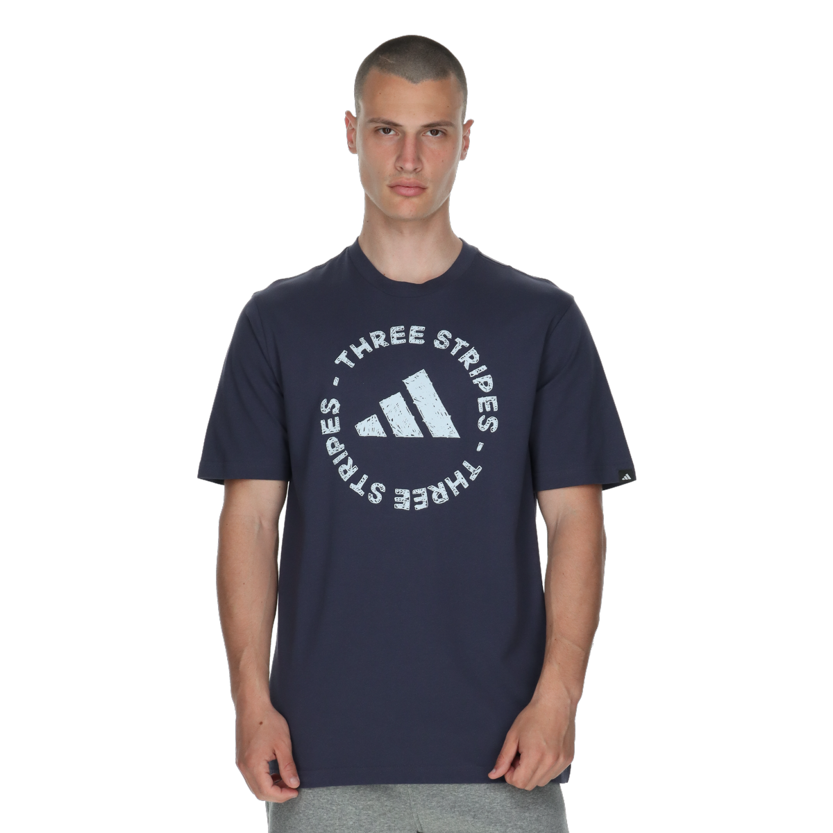 Тениска adidas Originals Sketch Embroidered T-Shirt Тъмно синьо | KC2009, 0