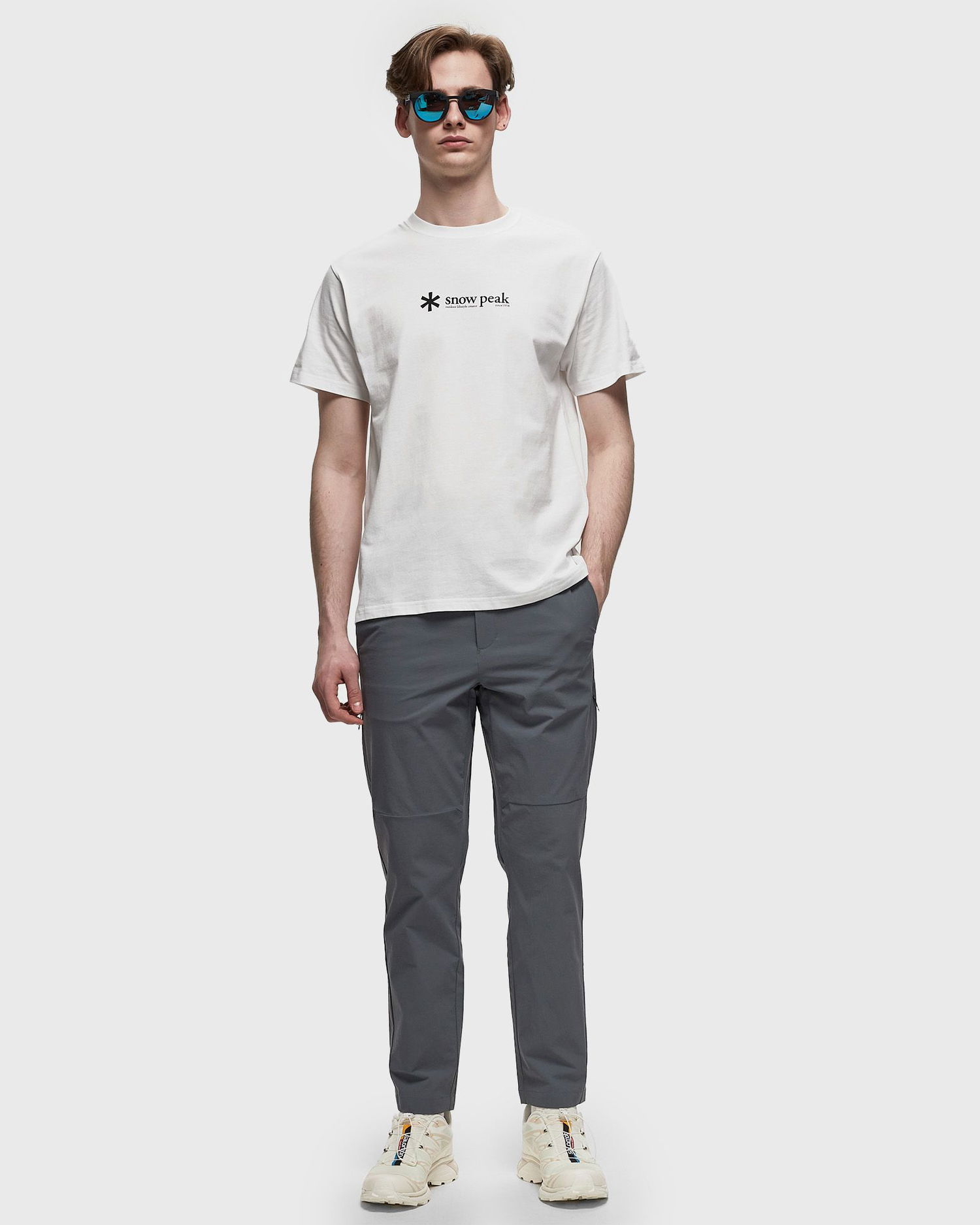 Панталони Snow Peak ACTIVE COMFORT SLIM FIT PANTS Сиво | PA-24SU005-GREY, 1