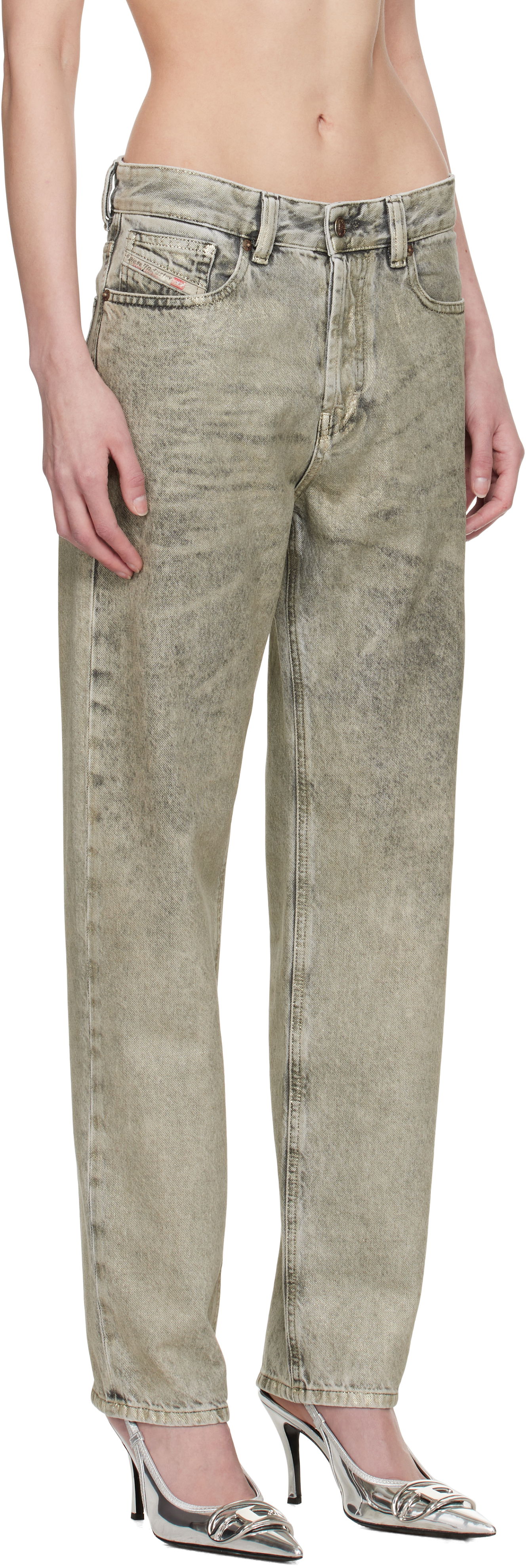 Дънки Diesel Diesel 1988 D-Ark Jeans Зелено | A17344 09L79, 1