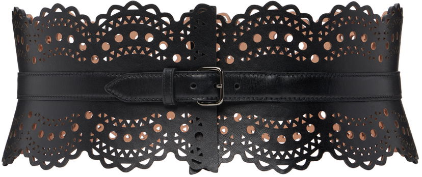 Колани Alaïa ALAÏA Openwork Bustier Belt Черно | AA1C082GC0A29