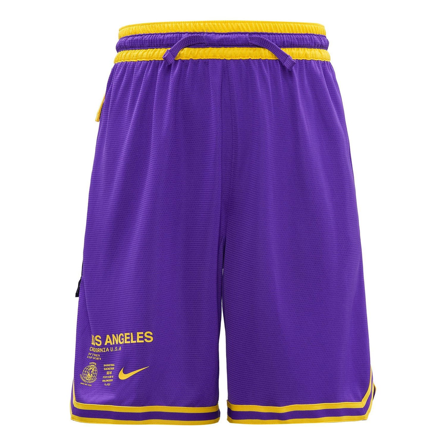 Къси панталони Nike NBA Los Angeles Lakers Basketball Shorts Лилаво | CV5514-504, 0
