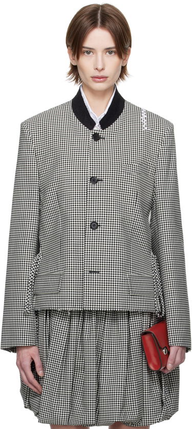 Пола Marni Marni Gingham Cropped Jacket Многоцветен | GIMA0283QS UTP787, 0