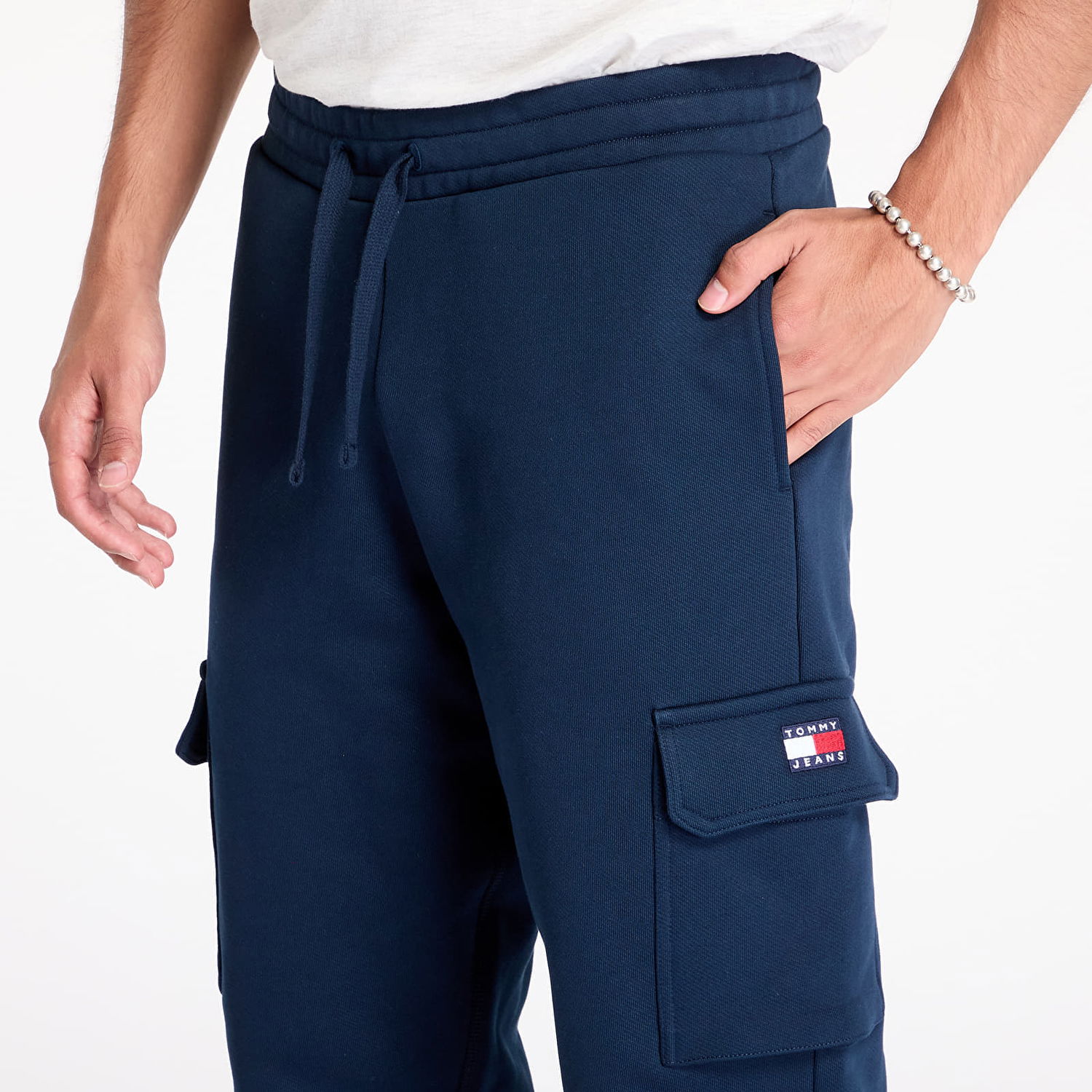 Карго панталони Tommy Hilfiger Regular Badge Cargo Pant Dark Night Navy Тъмно синьо | DM0DM19807 C1G, 1