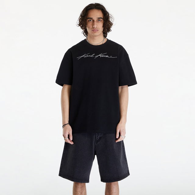 Autograph Heavy Jersey Boxy Tee Black