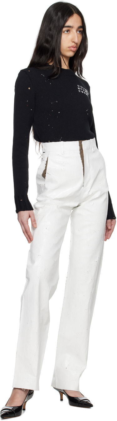 Пуловер Maison Margiela MM6 Maison Margiela Paint Residue Knit Sweater Черно | S62HL0034 M13123, 4