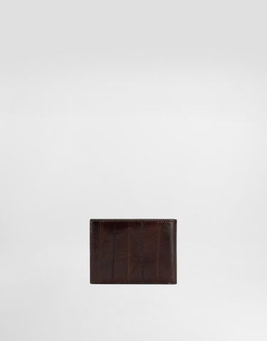 Портфейл Dolce & Gabbana Dolce & Gabbana Eel Leather Bi-Fold Wallet Кафяво | BP1321A8A5381300, 2