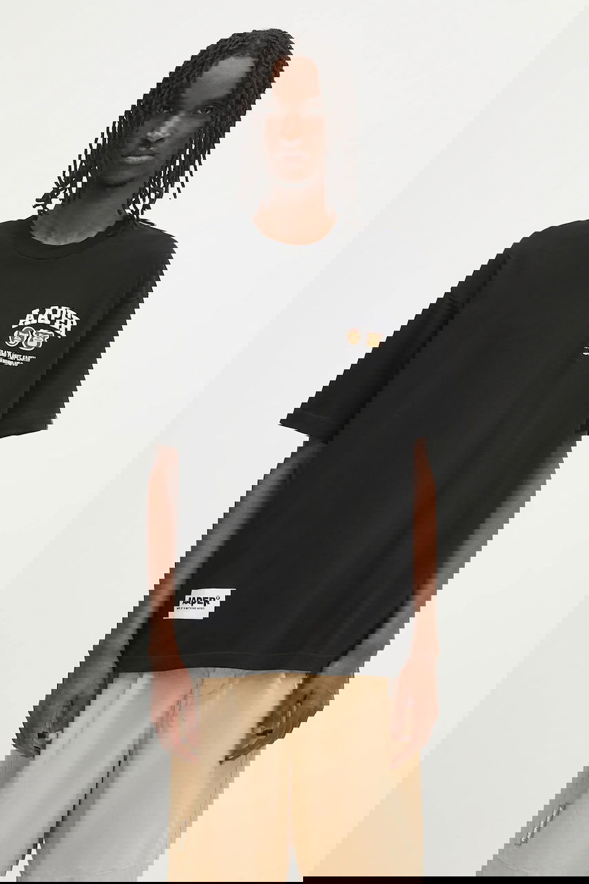 Тениска AAPE by A Bathing Ape Basic Aaper T-Shirt Черно | AAPTEM1611XXO, 0