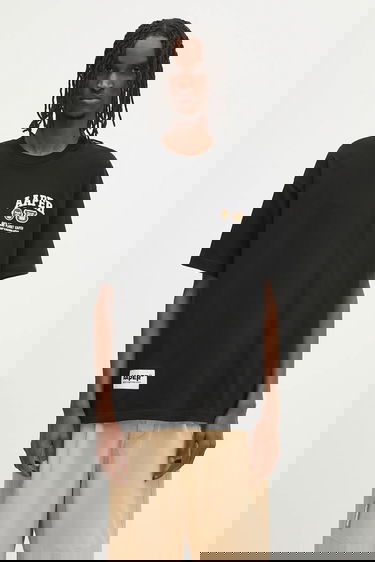 Тениска AAPE by A Bathing Ape Basic Aaper T-Shirt Черно | AAPTEM1611XXO, 0