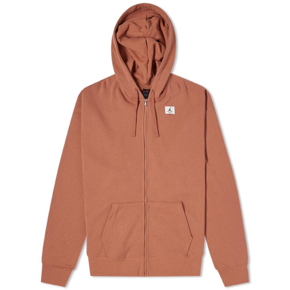 Суитчър Jordan Air Flight Full Zip Hoody Кафяво | DV1393-215, 0