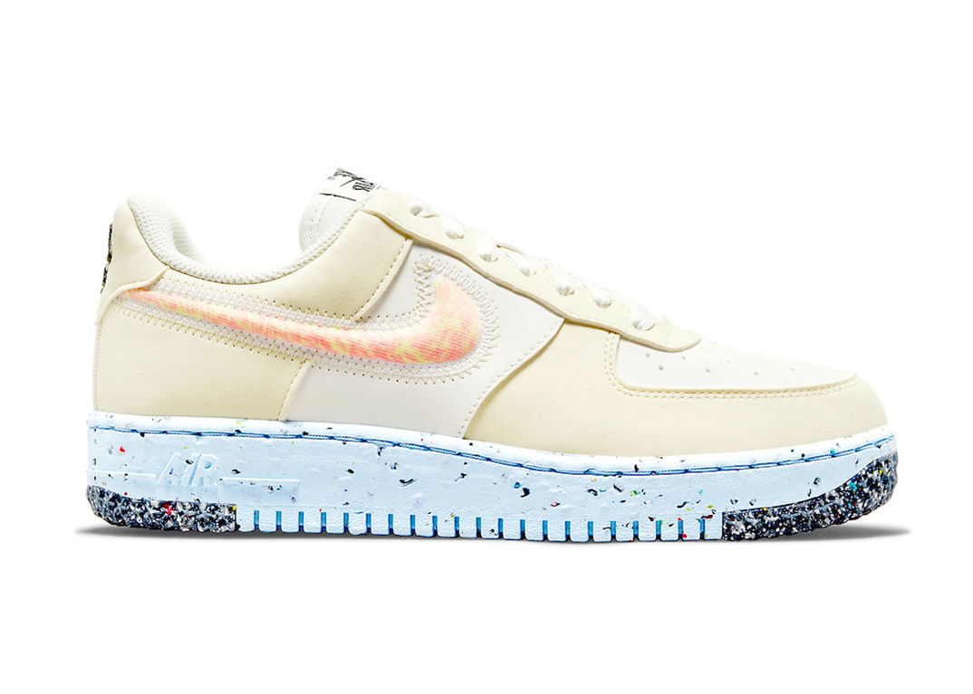 Кецове и обувки Nike Air Force 1 Low Crater Sail Total Orange Ice Blue W Бежово | DH0927-100, 0
