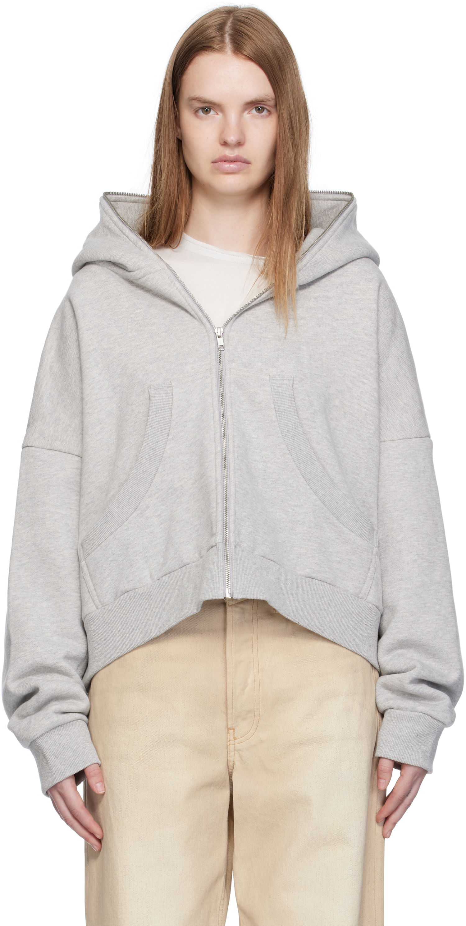 Суитчър Entire Studios Entire Studios Eternal Zip Hoodie Сиво | ES2202SI, 0