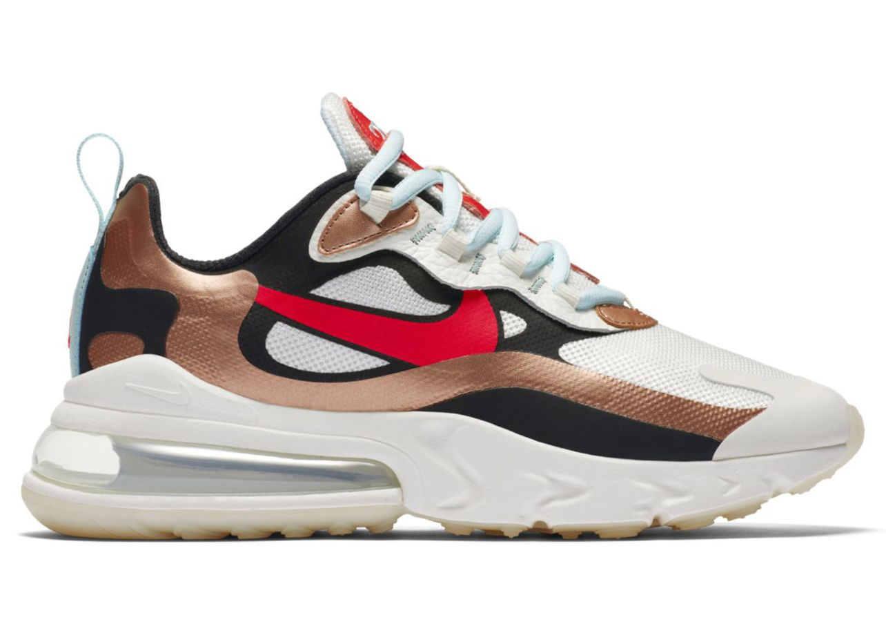 Кецове и обувки Nike Air Max 270 React Red Bronze W Многоцветен | CT3428-100, 0