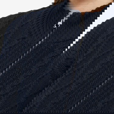 Пуловер Samsoe Samsoe Samsøe Samsøe Nikole Zip Cardigan Тъмно синьо | F23100016-194011TCX, 5