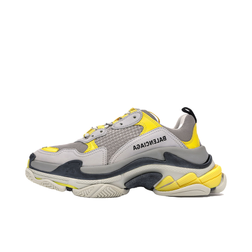 Кецове и обувки Balenciaga Triple S Grey Yellow W Сиво | 524039W09OH7074