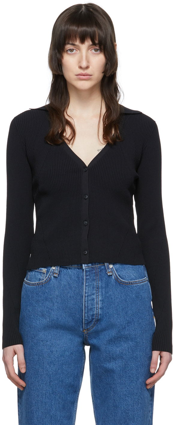 Пуловер rag & bone Rag & Bone Knit Cardigan Черно | WAS22P044LD44, 0