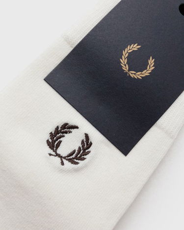 Облекло и аксесоари Fred Perry CLASSIC LAUREL WREATH SOCK Бяло | C7135-560, 3